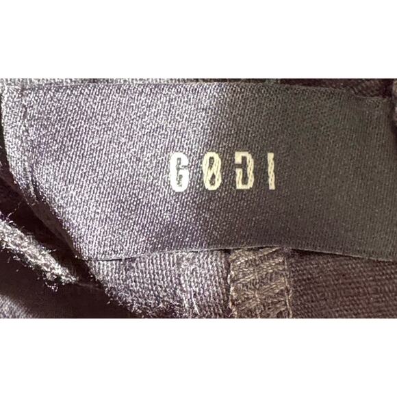 Godi Wear Classic Heavyweight Boxy Navy T-shirt & Black Pants Mens Xsmall NEW - Picture 9 of 12